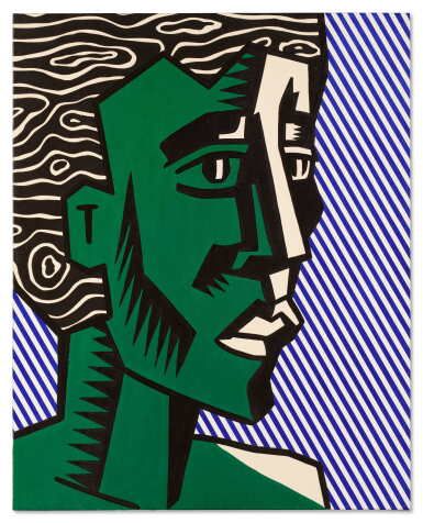 Roy Lichtenstein | Green Head | Contemporary Curated featuring the